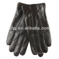 winter men leather mitten gloves for driving